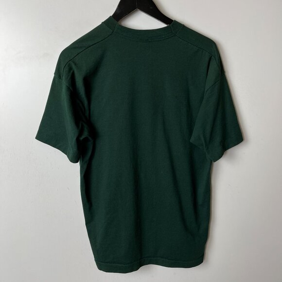 90s Huntsville Texas Native Design Shirt L Forest Green USA Vintage Tee - Picture 3 of 16